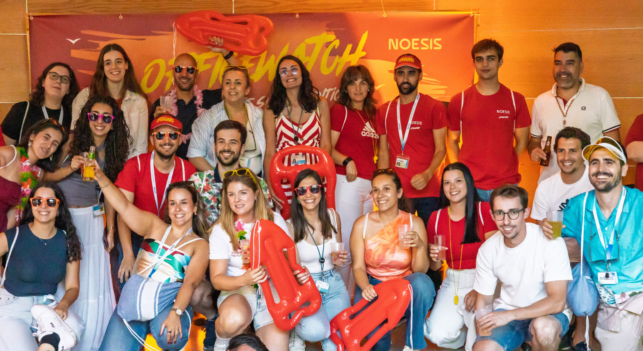 Equipa da Noesis reunida durante a celebração da distinção Best Workplaces™ em Tecnologias da Informação 2026