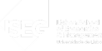 logo do iseg universidade branco
